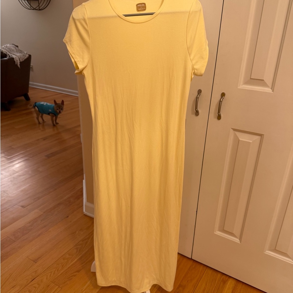 Free People Yellow Maxi Dress
